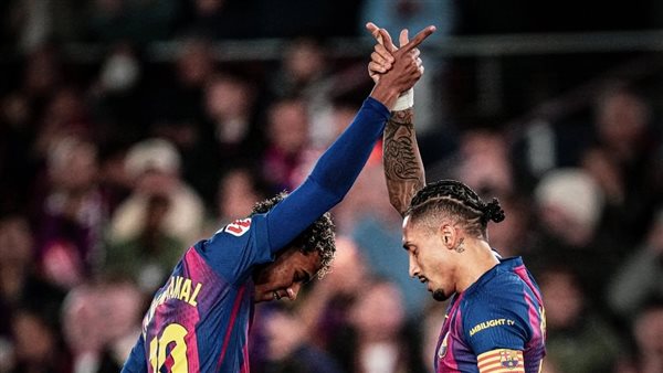 عاجل.. رافينيا يقود برشلونة للفوز على أوساسونا بثنائية ويعزز صدارته للدوري