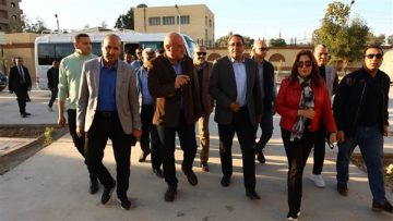 عاجل.. وزيرة التنمية المحلية ومحافظ قنا يتفقدان مشروع تطوير كورنيش النيل بقنا