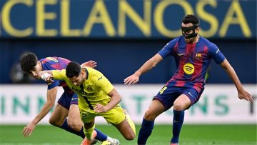 عاجل.. حالة طرد في مباراة برشلونة وفياريال بالدوري الإسباني