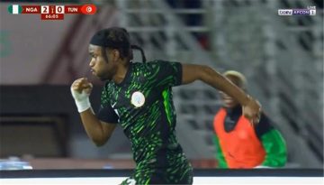 عاجل.. فيديو | لوكمان يسجل هدف نيجيريا الثالث أمام تونس في كأس أمم إفريقيا