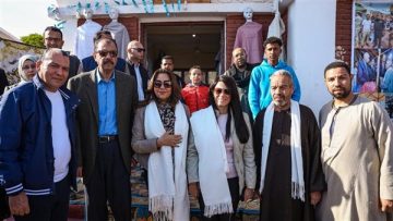 عاجل.. وزيرتا التخطيط والتنمية ومحافظ سوهاج يتفقدون قرية النساجين بالكوثر والمنطقة الآثرية “ميريت آمون”