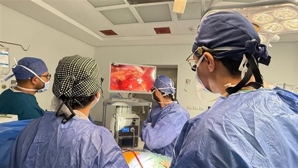 عاجل.. بدون تدخل جراحي.. فريق طبي ينقذ سيدة ابتلعت 34 مسمارا منذ 45 يوما بكفر الشيخ