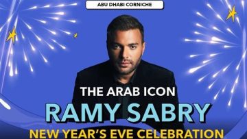عاجل.. حفلات رأس السنة.. رامي صبري يروج لحفله في مهرجان أم الإمارات بأبو ظبي (صورة)