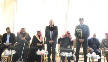 عاجل.. *مندوبا عن الملك وولي العهد.. العيسوي يعزي الخريشا وعبيدات*