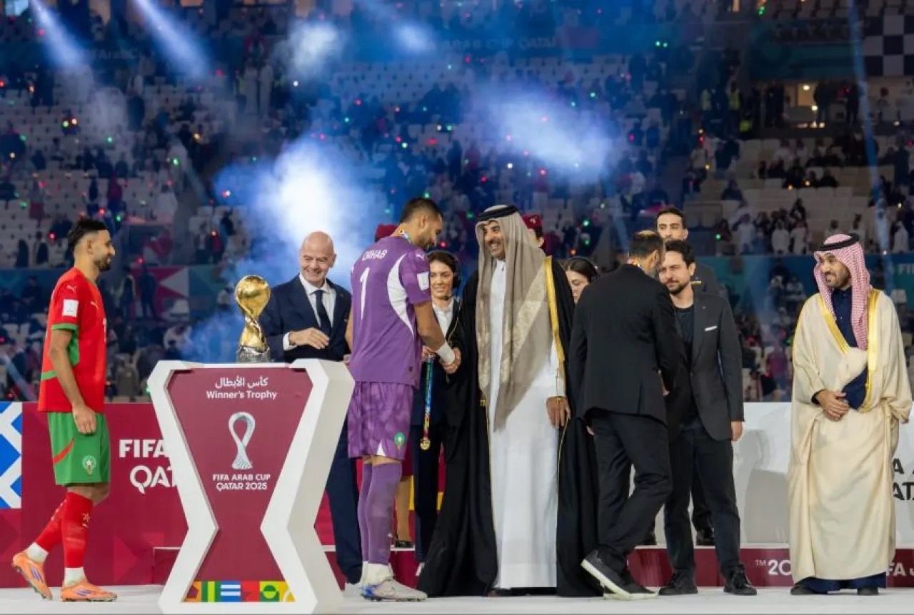 عاجل.. أمير قطر يهنئ الأردن بعد وصافة كأس العرب