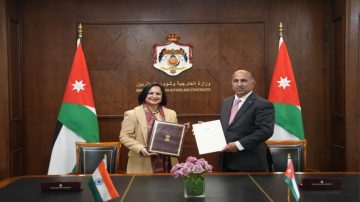 عاجل.. الأردن والهند يوقّعان حزمة اتفاقيات لتعزيز التعاون في المياه والطاقة والثقافة والتحول الرقمي