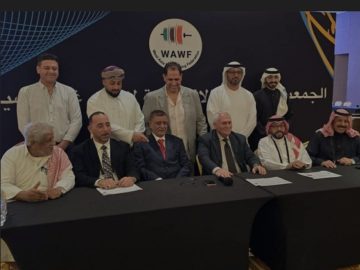 عاجل.. العميان نائبًا أول لرئيس اتحاد غرب آسيا لرفع الأثقال