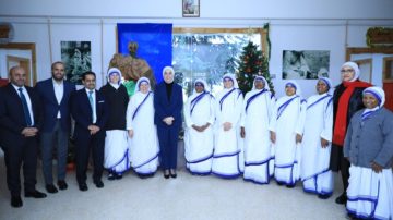 عاجل.. وزيرة التنمية الاجتماعية تزور دار سيدة السلام لكبار السن بمناسبة عيد الميلاد المجيد