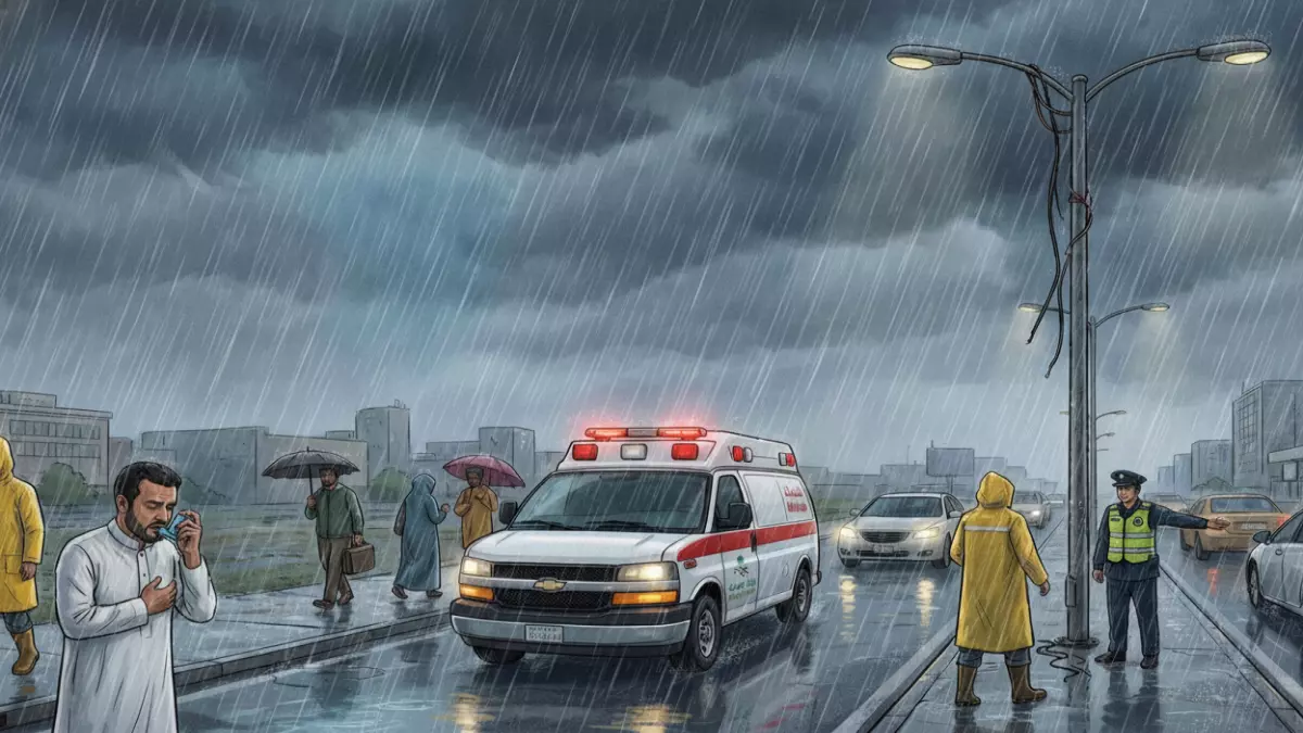 عاجل.. عاجل: وزارة الصحة تحذر من مصائد الموت في الأمطار – 3 أخطار قاتلة تهدد السعوديين خلال ساعات!