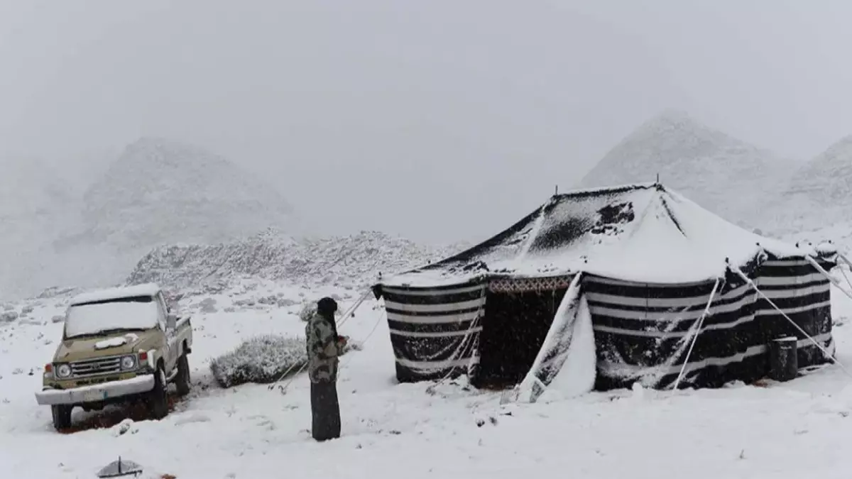 عاجل.. مشهد لن يتكرر: السعودية على موعد مع “عاصفة القرن” غداً.. ثلوج تغطي العاصمة وصواعق تضيء السماء!
