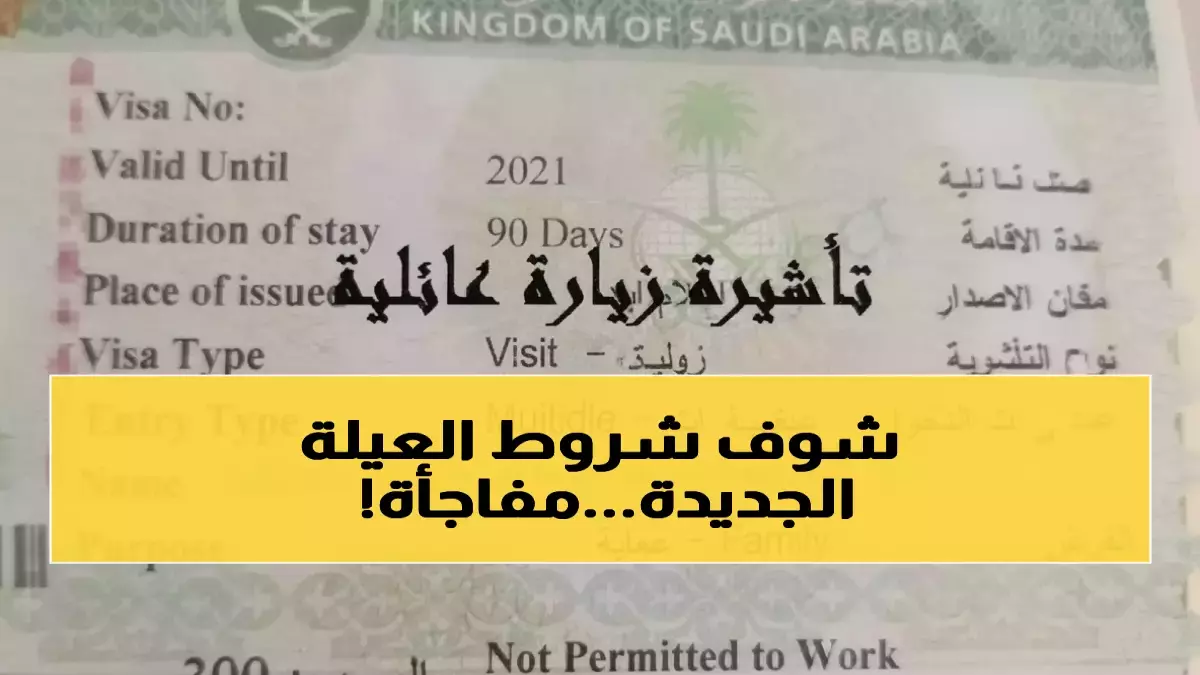 عاجل.. عاجل: السعودية تصعق 3.2 مليون مقيم بقرار صارم يغير قواعد الزيارة العائلية نهائياً!