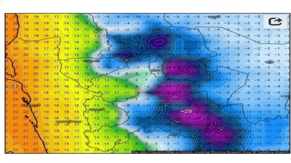 عاجل.. عاجل: خبير أرصاد يحذر من كارثة جوية تضرب اليمن… الحرارة تلامس الصفر والوضع “خطير”!