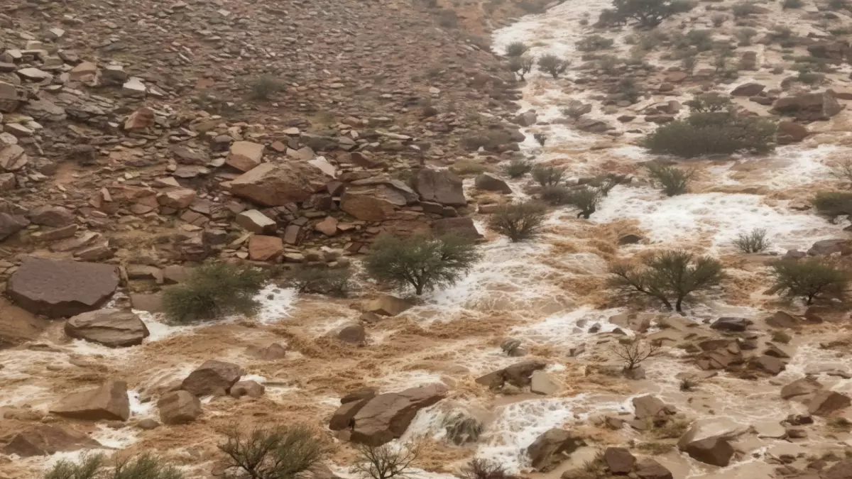 عاجل.. شاهد: شلالات الداهنة تتحول لنياجرا السعودية… مشاهد مذهلة من قلب الرياض!