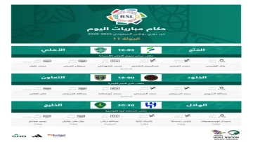 عاجل.. عاجل: الكشف عن حكام مباريات الجمعة الحاسمة – الأهلي والفتح، الهلال والخليج في مواجهات نارية!