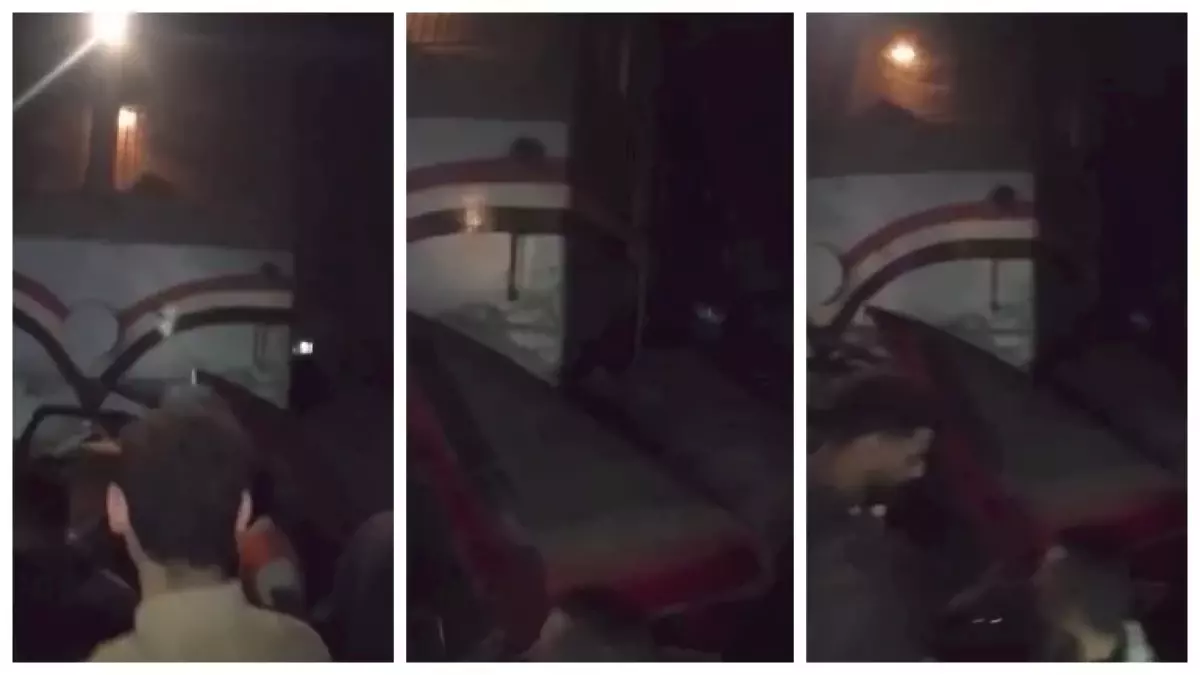 عاجل.. عاجل: سائق يهرب من سيارته قبل ثوان من سحقها تحت عجلات القطار… النجاة من الموت بأعجوبة!