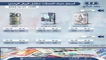 عاجل.. صادم: الدولار يقفز 1100 نقطة بين صنعاء وعدن… الفارق الجنوني يدمر جيوب اليمنيين!