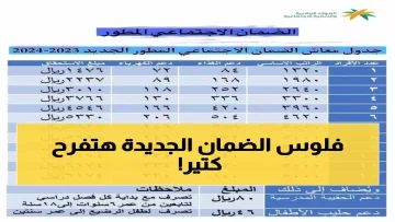 عاجل.. رسمي: السعودية تعلن مبالغ الضمان الاجتماعي الجديدة 2026 – حتى 4840 ريال شهرياً للأسر!