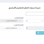 رابط نتيجة سنوات النقل 2026 بالجيزة.. بالرقم القومي