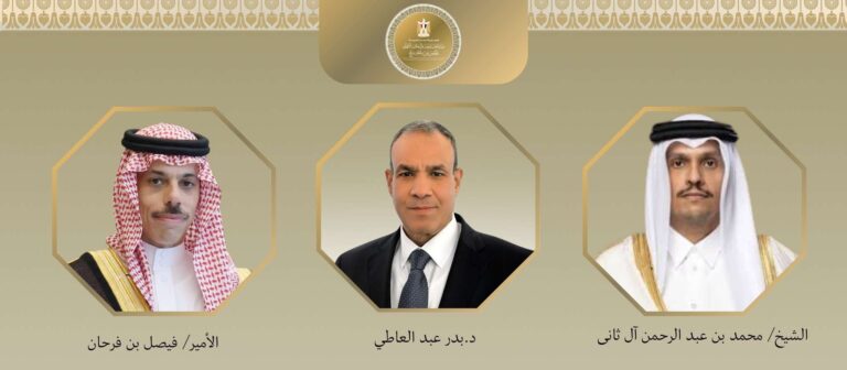 وزير الخارجية يبحث مع نظيريه السعودي والقطري الأزمة الإيرانية