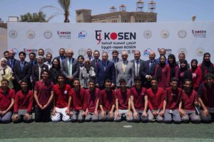 وفد حكومي رفيع المستوي يتفقد معهد الكوزن المصري الياباني ويشيد بتجربته التعليمية المتميزة