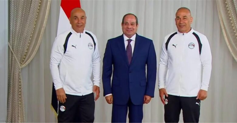 السيسي يحسم مصير حسام حسن مع منتخب مصر بعد انتهاء مشاركته في كأس العالم