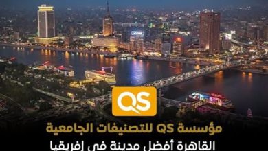 القاهرة تتصدر المدن الإفريقية في تصنيف QS لأفضل المدن للطلاب 2027