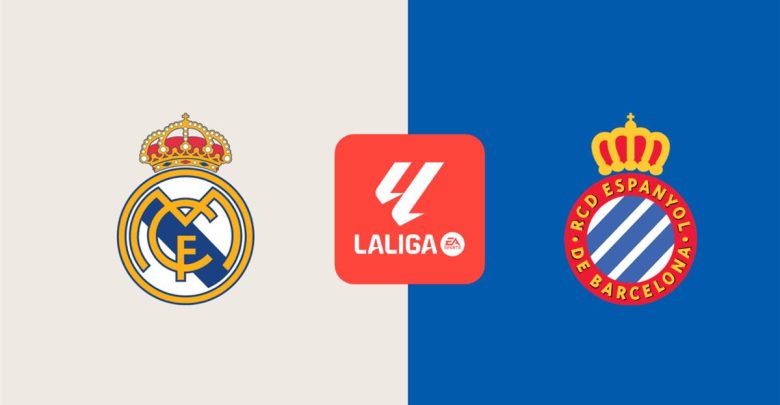 القناة الناقلة لمباراة ريال مدريد وإسبانيول اليوم في الدوري الإسباني