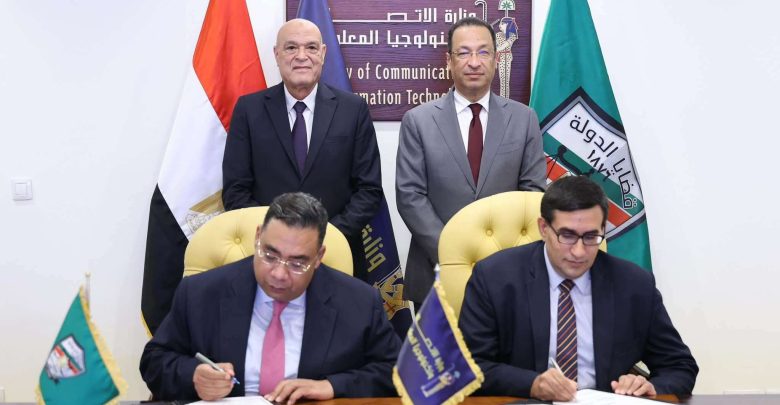 بروتوكول تعاون بين وزارة الاتصالات وهيئة قضايا الدولة بمجالات التحول الرقمي والأمن السيبراني