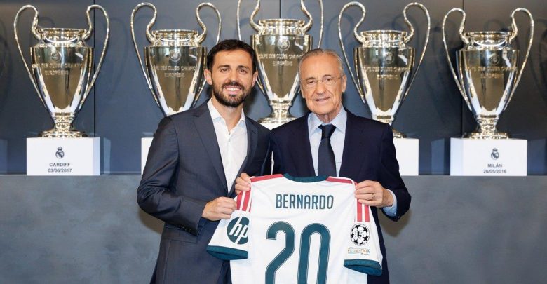 بعد برناردو سيلفا.. ريال مدريد يقدم لاعبًا جديدًا