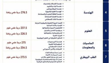 جامعة المنصورة تعلن الحدود الدنيا للقبول بالبرامج النوعية للعام الجامعي 2026 2027