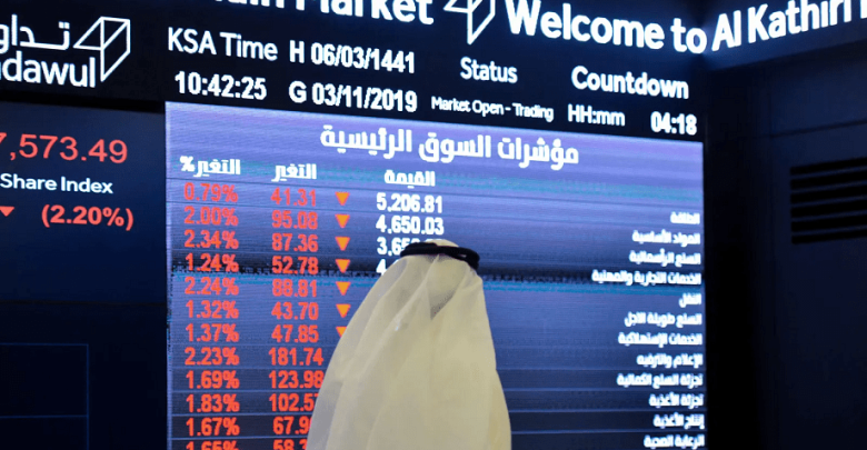 خلال أسبوع.. المؤسسات السعودية تضخ 371.87 مليون دولار في "تاسي"