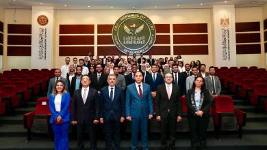 رئيس الرقابة المالية يستقبل الطلاب المميزين في منحة التدريب الصيفي بالهيئة