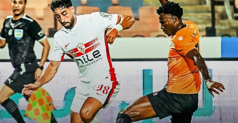 رجل مباراة الزمالك والبنك الأهلي في الدوري المصري