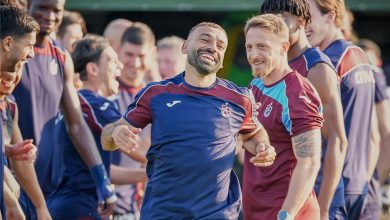 صور | محمد صلاح يشارك في تدريبات طرابزون سبور لأول مرة