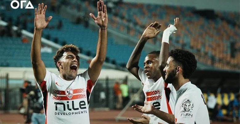 فيديو | الزمالك يعبر منتخب السويس بتروجيت بثنائية في الدوري