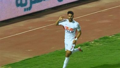 فيديو | حسام أشرف يسجل هدف الزمالك الأول أمام منتخب السويس بتروجيت