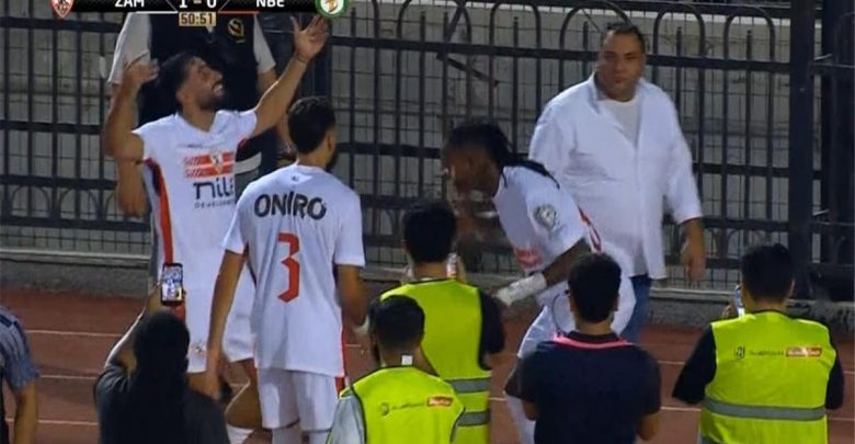 فيديو | شيكو بانزا يسجل هدف الزمالك الأول أمام البنك الأهلي