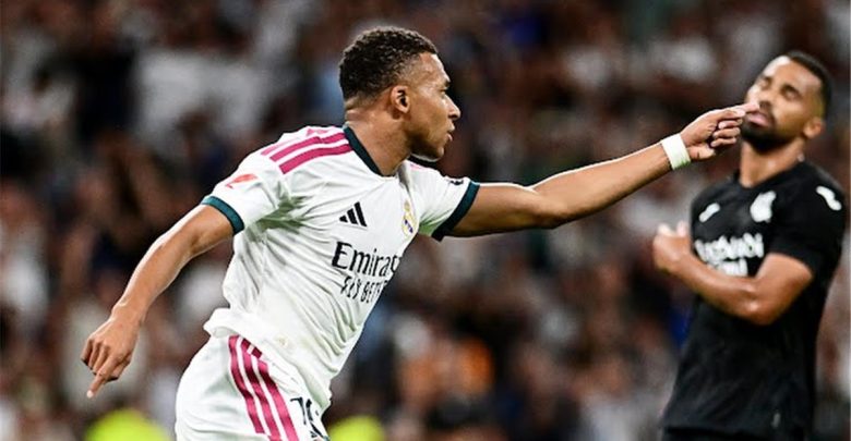 فيديو | مبابي يسجل هدف ريال مدريد الثاني أمام ريال سوسيداد