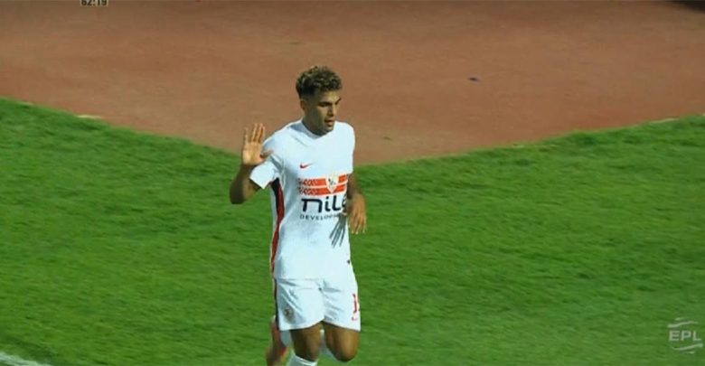 فيديو | محمد السيد يسجل هدف الزمالك الثاني أمام منتخب السويس بتروجيت
