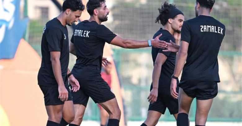 مران الزمالك | تخفيف الحمل البدني وفقرة خططية قبل مواجهة السويس بتروجيت