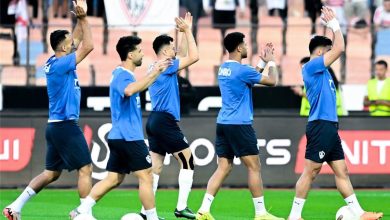 مران الزمالك | تقسيمة فنية بين اللاعبين وتدريبات بدنية
