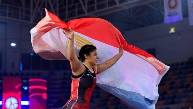 مودة بدوي تتوج ببرونزية المصارعة في دورة ألعاب البحر المتوسط