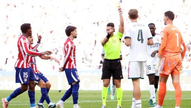 آس: لجنة الحكام اعترفت بضرورة طرد لاعب أتلتيكو مدريد أمام ريال مدريد