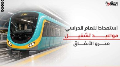 استعدادا للعام الدراسي.. مواعيد تشغيل مترو الأنفاق