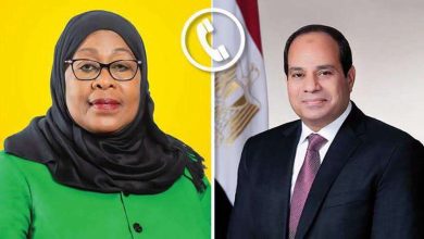 الرئيس السيسي يجري اتصالا بسامية صلوحو رئيسة جمهورية تنزانيا