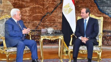 الرئيس السيسي يستقبل نظيره الفلسطيني غدا بالقاهرة