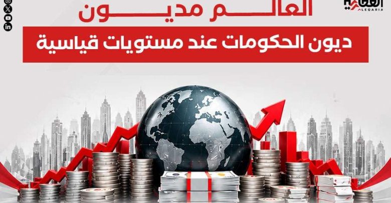 العالم مديون.. ديون الحكومات عند مستويات قياسية