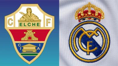 القناة الناقلة لمباراة ريال مدريد وإلتشي اليوم في الدوري الإسباني