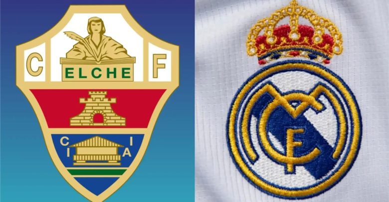 القناة الناقلة لمباراة ريال مدريد وإلتشي اليوم في الدوري الإسباني
