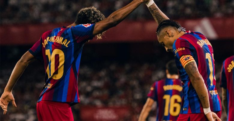 ترتيب الدوري الإسباني بعد فوز برشلونة على إشبيلية